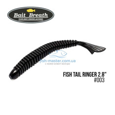 Silicone Bait Breath U30 Fish Tail Ringer 2.8 "(8pcs / pack) # 003