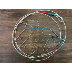 Кукан fish-master ручной работы тросс 3м 6 карабинов