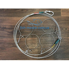 Кукан fish-master ручной работы тросс 3м 4 карабина
