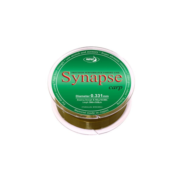 Леска Katran Synapse Carp 300m (olive green) 0.286mm 12.85lb/5.83kg