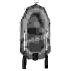 B-210CN Bark single-seat inflatable boat with outboard transom, rowing