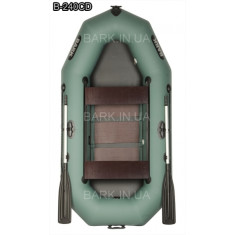B-240C Надувная лодка Bark двухместная, гребная