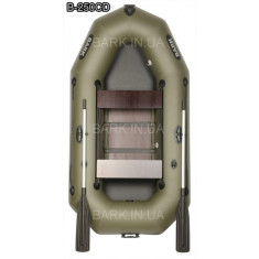 B-250C Надувная лодка Bark двухместная, гребная