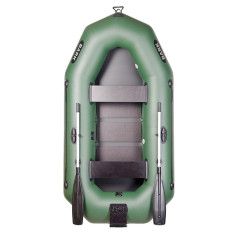 B-250CN Надувная лодка Bark двухместная с навесным транцем, гребная