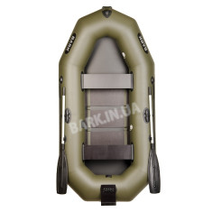 B-260N Надувная лодка Bark двухместная с навесным транцем, гребная