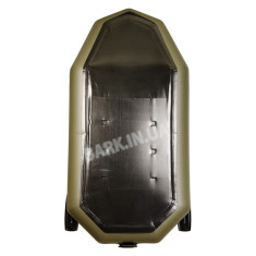 B-260N Надувная лодка Bark двухместная с навесным транцем, гребная