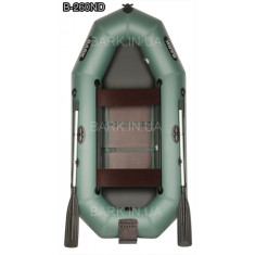 B-260N Надувная лодка Bark двухместная с навесным транцем, гребная