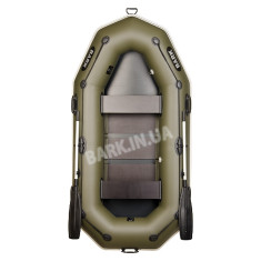 B-260P Надувная лодка Bark двухместная с привальным брусом, гребная
