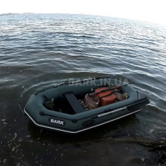 B-260P Надувная лодка Bark двухместная с привальным брусом, гребная