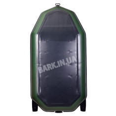 B-270NP Надувная лодка Bark двухместная с навесным транцем и привальным брусом, гребная