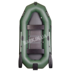 B-280N Надувная лодка Bark трёхместная с навесным транцем, гребная
