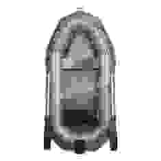 B-280NP Bark three-seater inflatable boat with outboard transom and fender, rowing