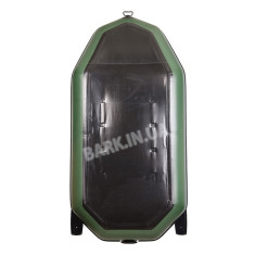 B-280NP Надувная лодка Bark трёхместная с навесным транцем и привальным брусом, гребная