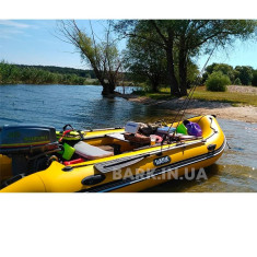 BN-390S Моторная надувная лодка Bark килевая с жестким днищем, пятиместная
