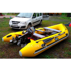 BN-390S Моторная надувная лодка Bark килевая с жестким днищем, пятиместная