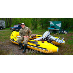 BN-390S Моторная надувная лодка Bark килевая с жестким днищем, пятиместная