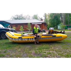 BN-390S Моторная надувная лодка Bark килевая с жестким днищем, пятиместная