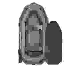 Inflatable boat PVC Bark B-300PD rowing, three-seater with slan-book