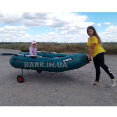Надувная лодка ПВХ Bark B-250D гребная, двухместная со слань-книжкой