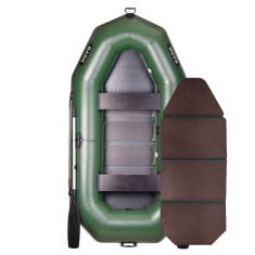 Надувная лодка ПВХ Bark B-270 гребная, двухместная со слань-книжкой