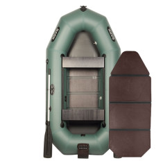 Надувная лодка ПВХ Bark B-270ND гребная, двухместная со слань-книжкой