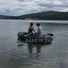 Надувная лодка ПВХ Bark B-270PD гребная, двухместная со слань-книжкой