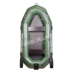 Надувная лодка ПВХ Bark B-280NP гребная, трехместная со слань-книжкой