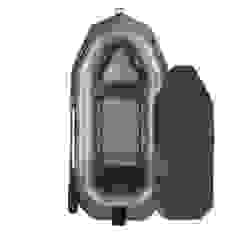 Inflatable boat PVC Bark B-300N rowing, three-seater with a slan-book