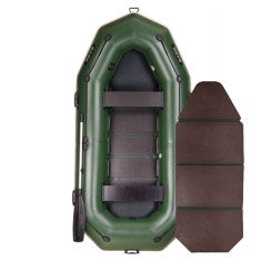Надувная лодка ПВХ Bark B-300P гребная, трехместная со слань-книжкой