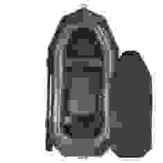 Inflatable boat PVC Bark B-300P rowing, three-seater with slan-book