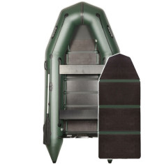 BT-330D слань книжка, 4х местная моторная лодка Bark, передвижные сидения