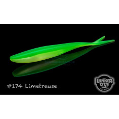 Silicone Lunker City Freaky Fish 8 / BG 5.5 "# 174 Limetreuse