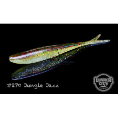 Silicone Lunker City Freaky Fish 8 / BG 4.5 "# 270 Jungle Jazz