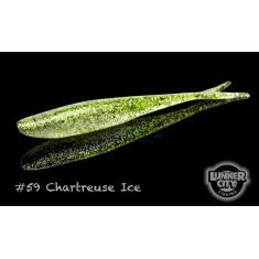 Silicone Lunker City Freaky Fish 8 / BG 4.5 "# 059 Chartreuse Ice