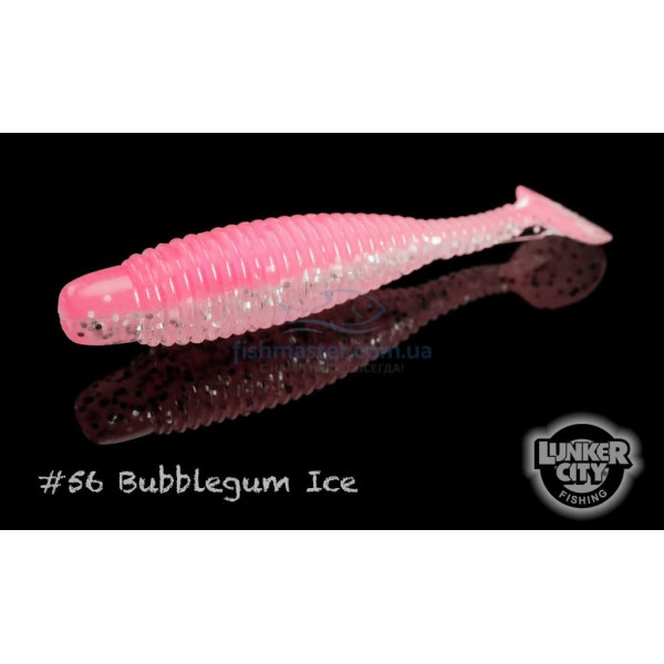 Силикон Lunker City Grubster 10/BG 2" #056 Bubblegum Ice