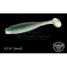 Silicone Lunker City Grubster 10 / BG 2 "# 116 Smelt