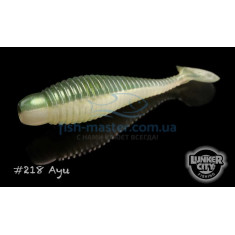 Silicone Lunker City Grubster 10 / BG 2 "# 218 Ayu