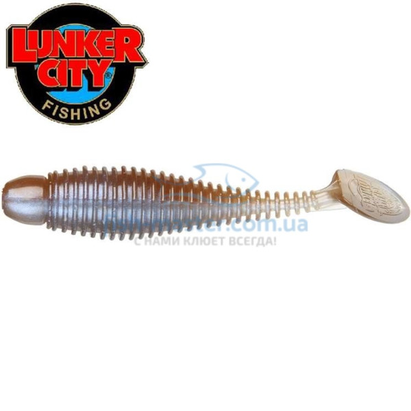 Силикон Lunker City Grubster 10/BG 2.75" #224 CINNAMON PRO BLUE