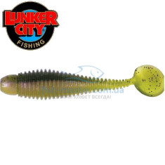 Silicone Lunker City Grubster 10 / BG 2.75 "# 226 WATERMELON PRO PURPLE