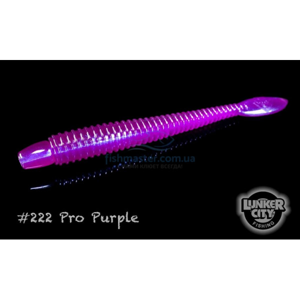 Силікон Lunker City Ribster 9 / BG 4.5 "# 222 Pro Purple