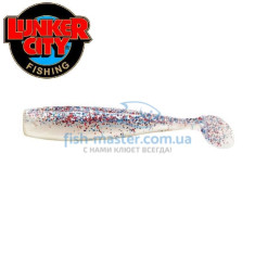 Silicone Lunker City Shaker 10 / BG 3.75 "# 192 Firecracker Shad