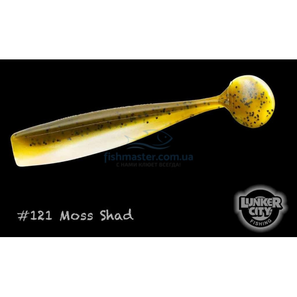 Силікон Lunker City Shaker 8 / BG 4.5 "# 121 Moss Shad