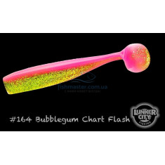 Silicone Lunker City Shaker 8 / BG 4.5 "# 164 Bubblegum Chartreuse Flash