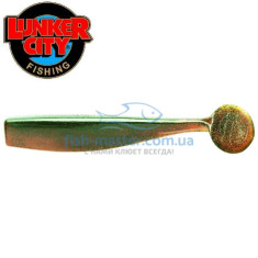Silicone Lunker City Shaker 3 / BG 8 "# 214 Motor Oil Pepper
