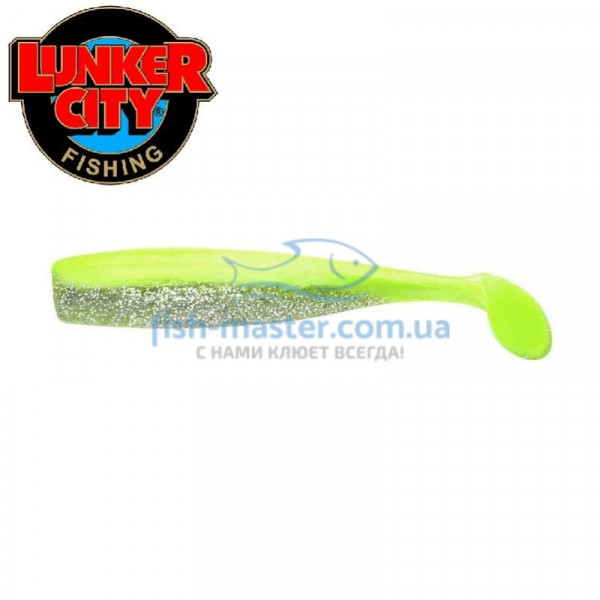 Силикон Lunker City Shaker 10/BG 3.75" #086 Chartreuse Silk Ice