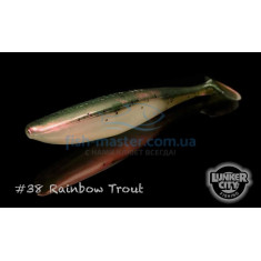 Silicone Lunker City Swimfish 4 / BG 5 "# 038 Rainbow Trout