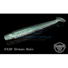 Silicone Lunker City Swimming Ribster 10 / BG 4 "# 235 Green Halo