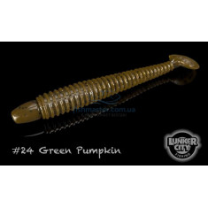 Силікон Lunker City Swimming Ribster 10 / BG 4 "# 24 GREEN PUMPKIN