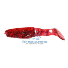 Silicone Manns Predator 3 M-066 PU cherry with blue glitter 80mm
