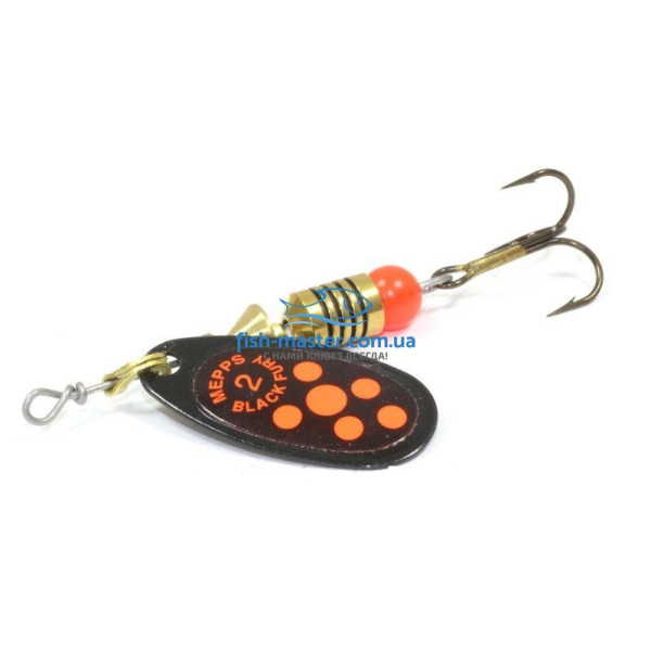 Блесна Mepps Black Fury 2 black/orange 4,5гр